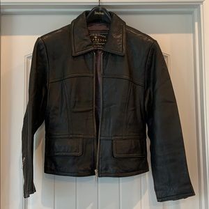 WOMENS BIKER LEATHER JACKET